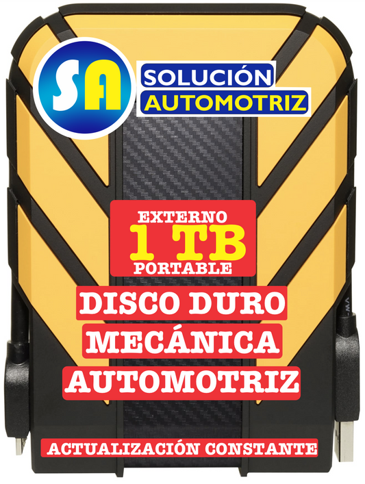 Disco Duro Información Diagramas Automotriz 1tb