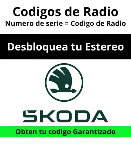 Códigos De Radio Skoda - Desbloqueo De Estéreo