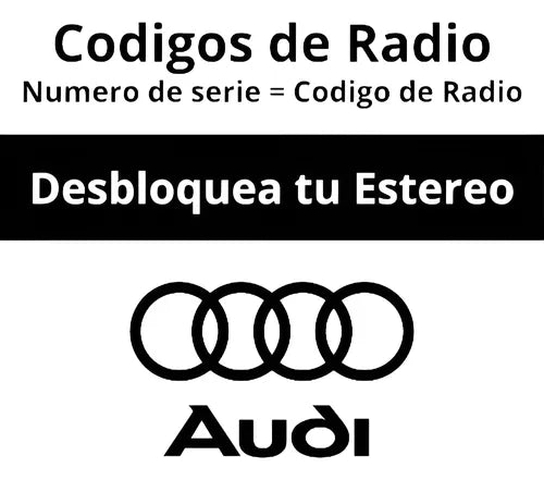Códigos De Radio Audi - Desbloqueo De Estéreo
