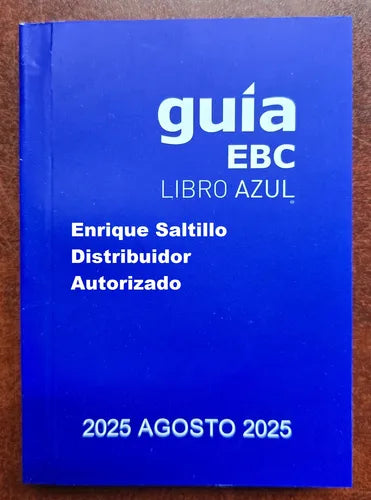 Libro Azul Guía Ebc Edición Agosto 2025 Envió Incluido